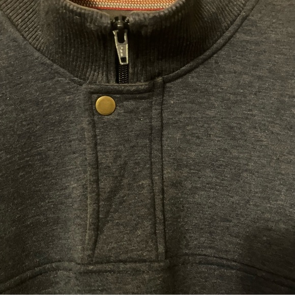 Orvis Men's Blue Quarter Zip Long Sleeve Embroider Pullover Sweatshirt Size XXL - Picture 7 of 14